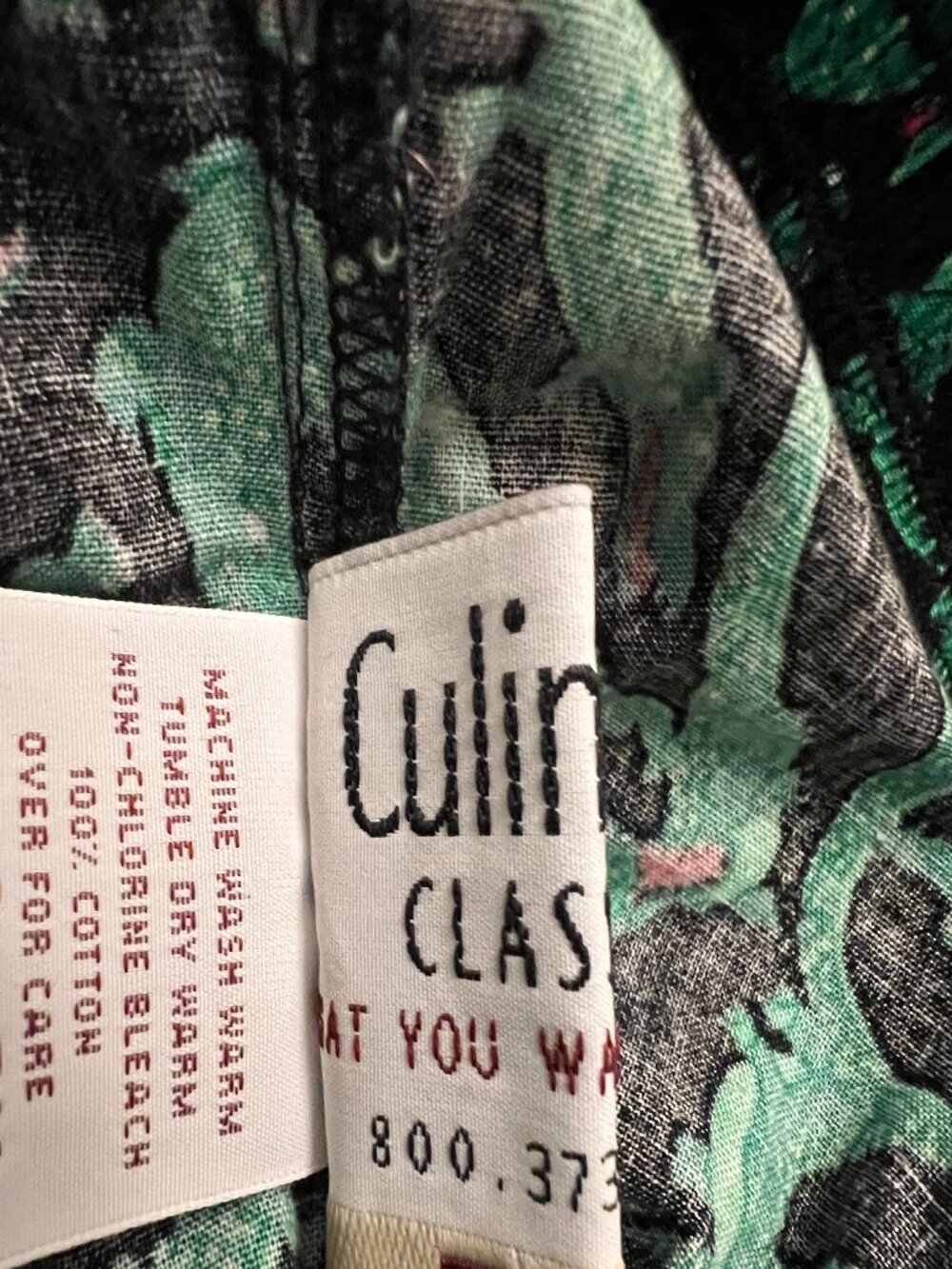 Vintage 90s Y2K Culinary Classics Chef Pants Hat 2X Alligator AOP USA Cotton - Picture 7 of 14
